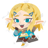 princess Zelda sticker