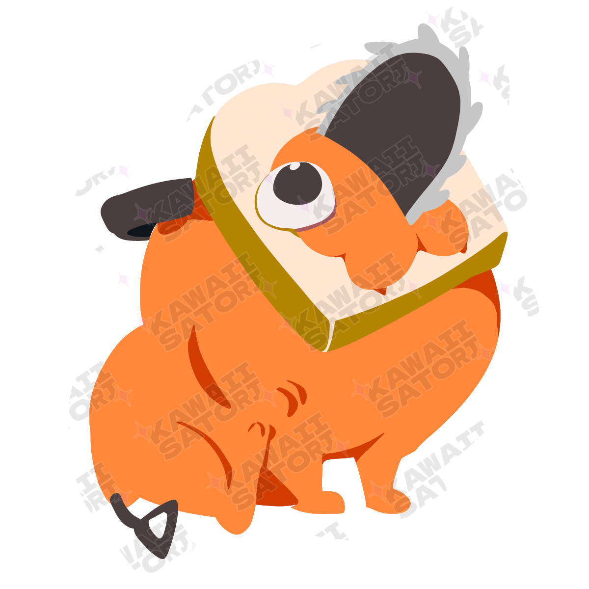 Devil Doc Sticker Devil Dog Sticker – Kawaii Satori