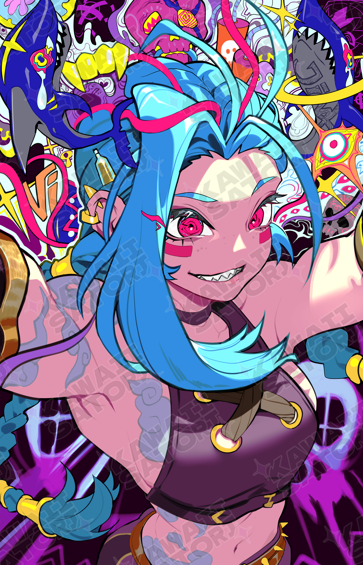 Get jinxed Poster – Kawaii Satori